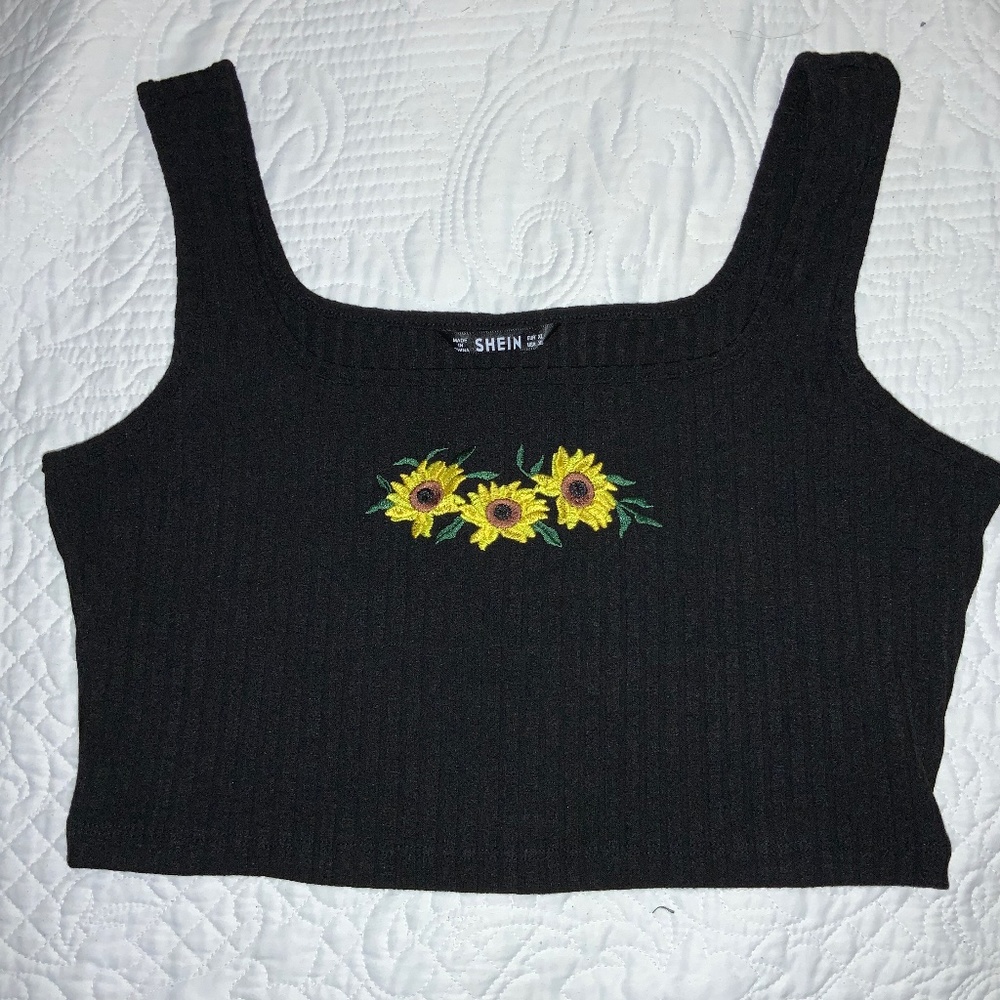 SHEIN sunflower tank